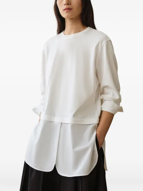 LESS layered-effect long-sleeve T-shirt