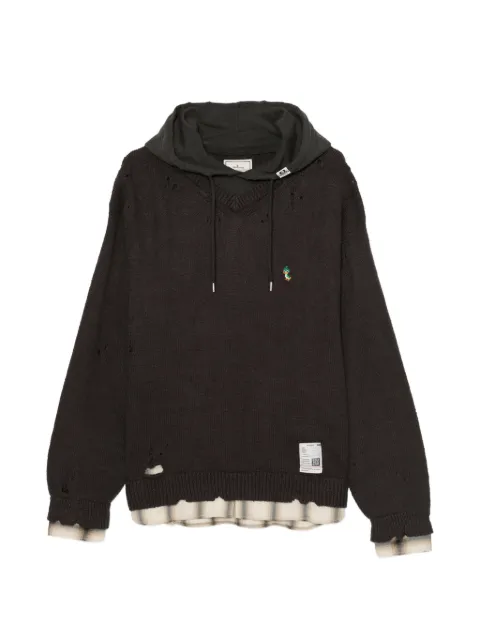 Maison MIHARA YASUHIRO hoodie con triple capa