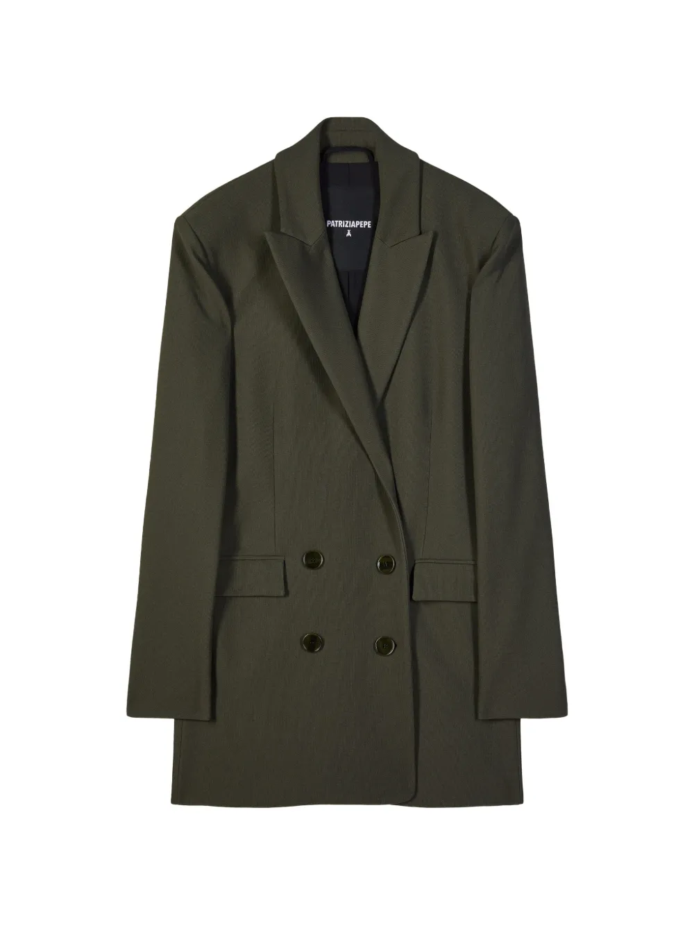 Patrizia Pepe double-breasted blazer - Green