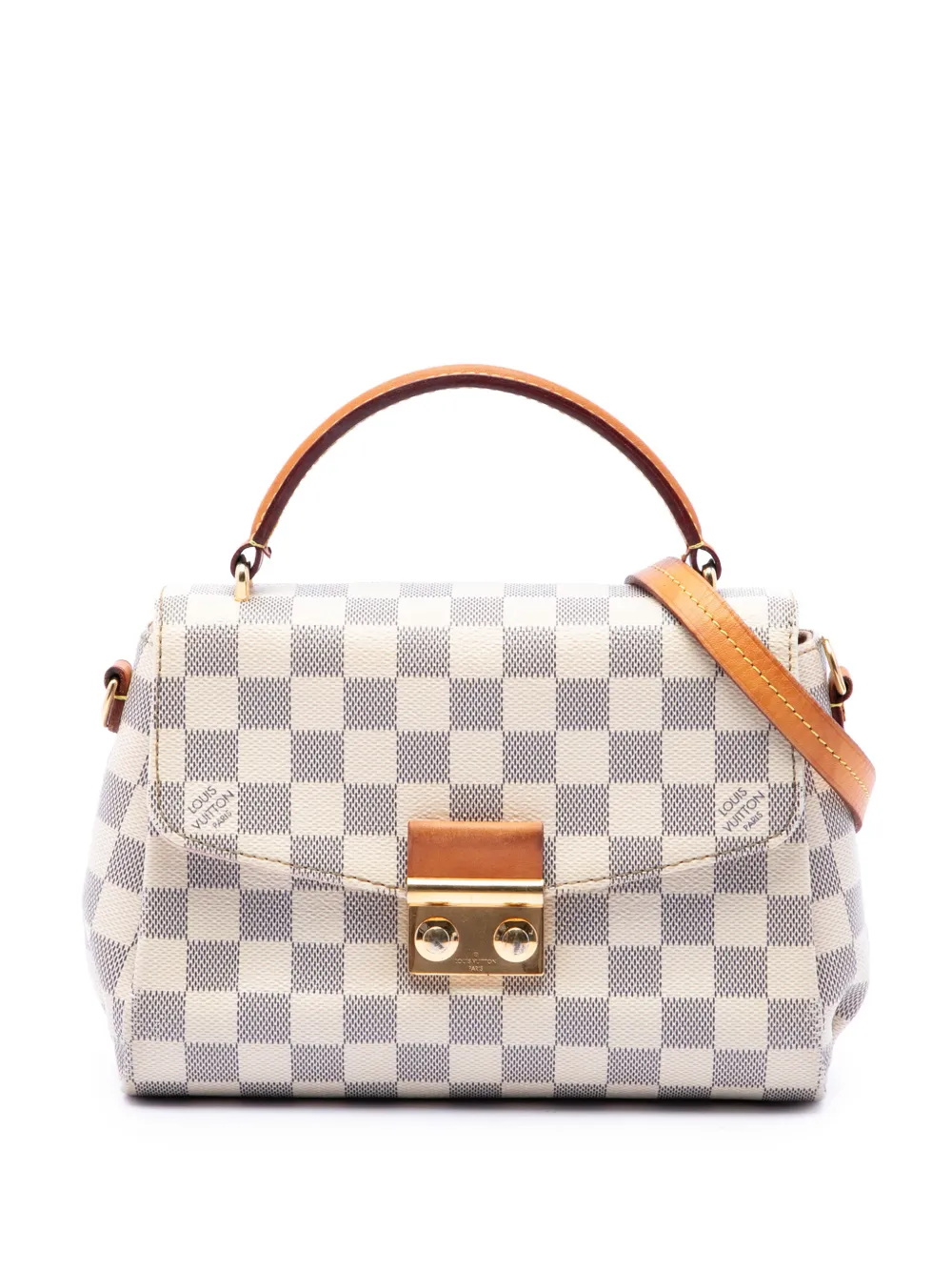 Louis Vuitton Pre-Owned 2017 Damier Azur Croisette satchel - Weiß
