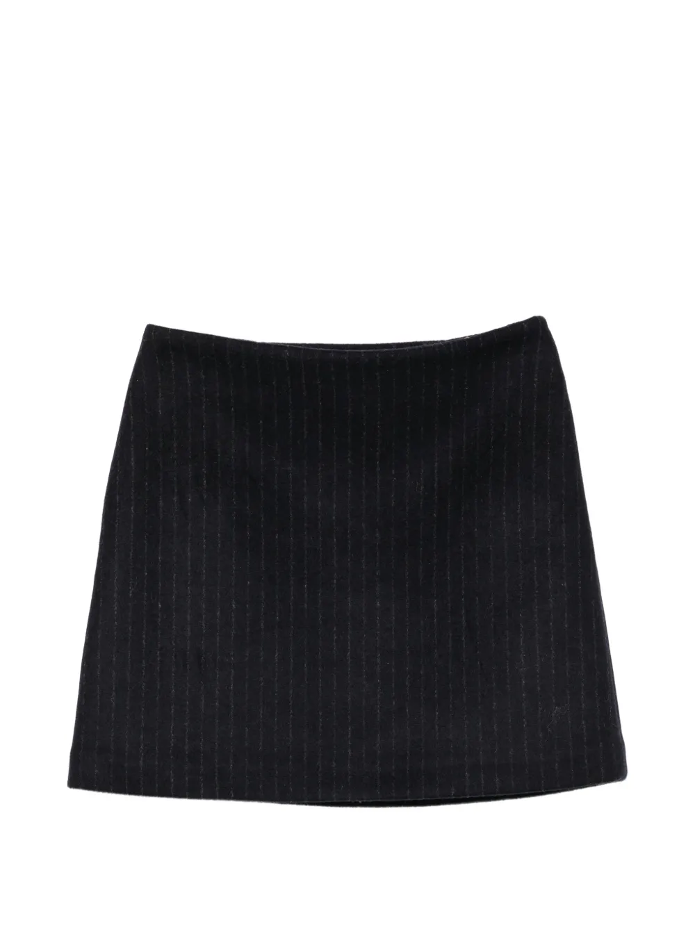 A.P.C. pinstripe-pattern wool mini skirt - Blu