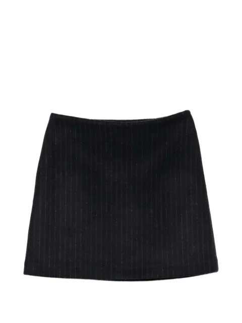 A.P.C. pinstripe-pattern wool mini skirt