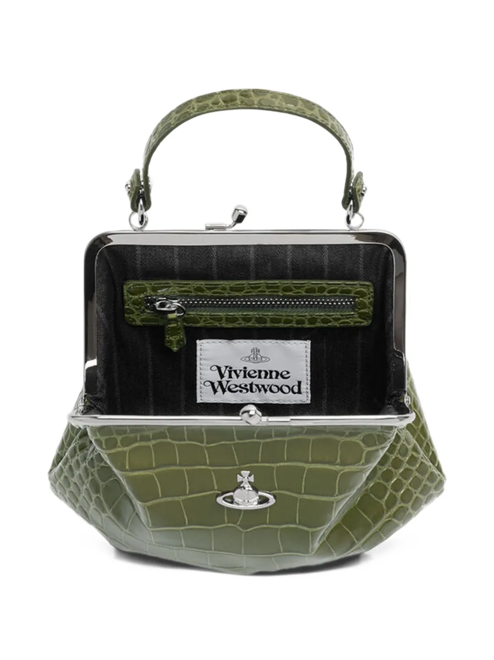 Vivienne Westwood Granny Frame purse tote bag Groen