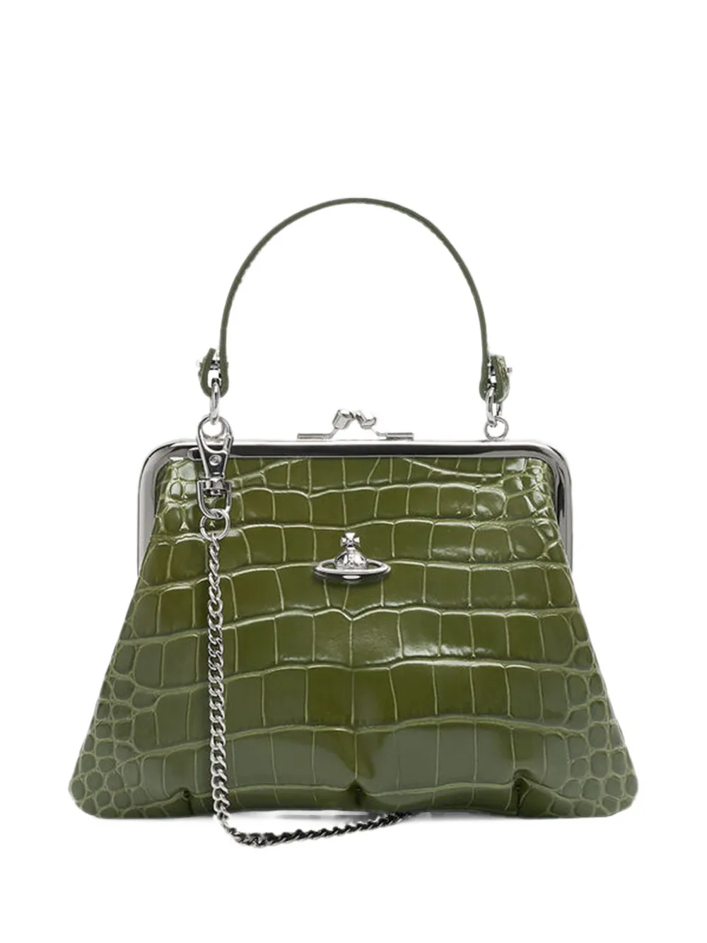 Vivienne Westwood Granny Frame purse tote bag Groen