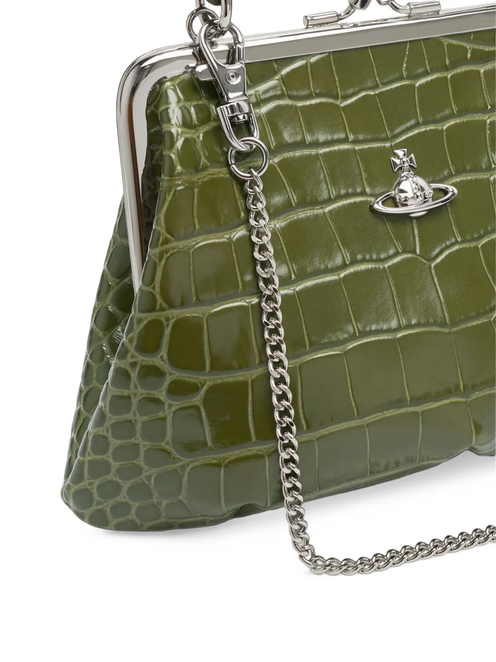 Vivienne Westwood Granny Frame purse tote bag Groen