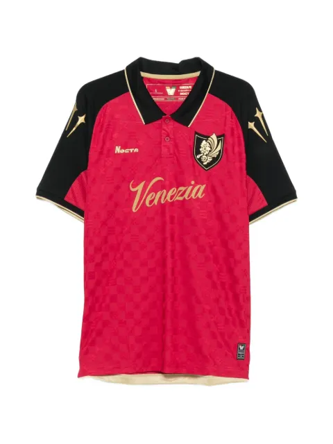 VENEZIA FC Venezia FC logo-patch checkered polo shirt