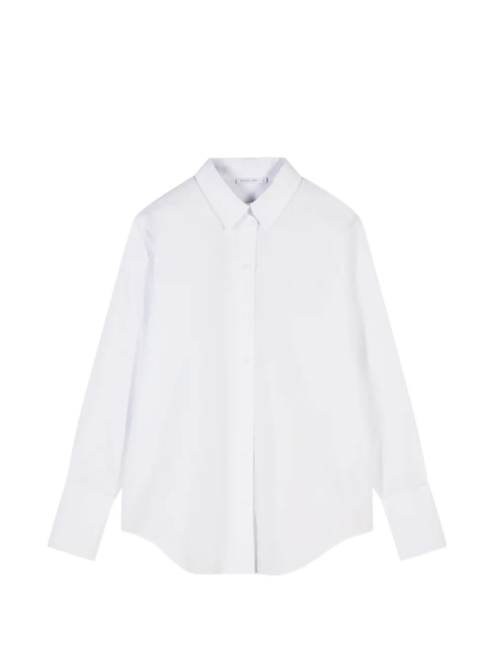 Patrizia Pepe logo-embroidered button-down shirt - Bianco