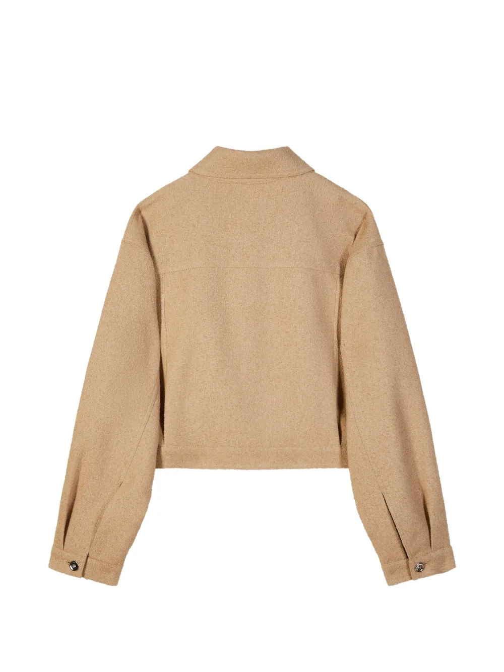 Patrizia Pepe button-down cropped jacket Beige