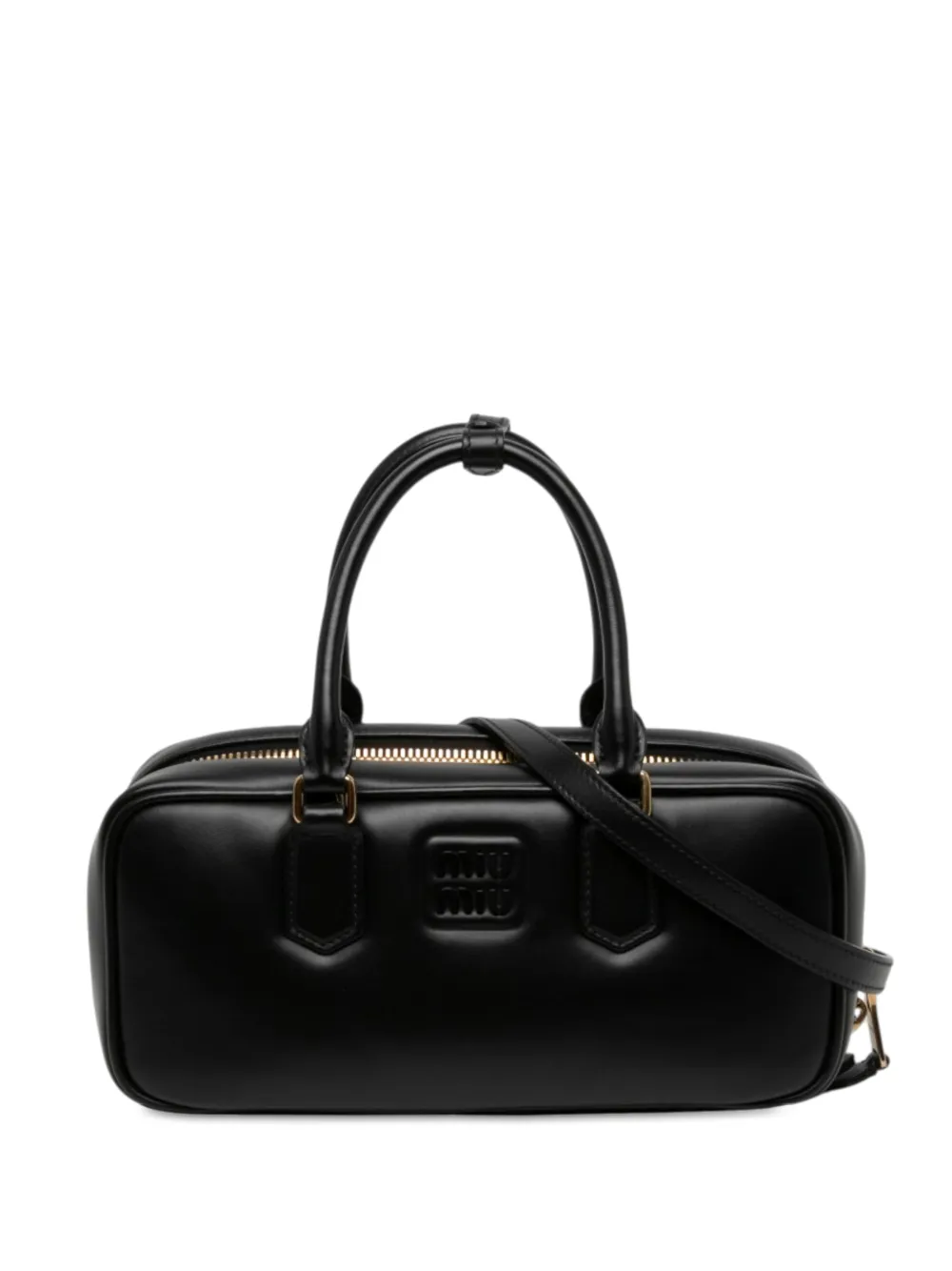 Miu Miu Pre-Owned 2010-2026 Leather Arcadie satchel - Schwarz