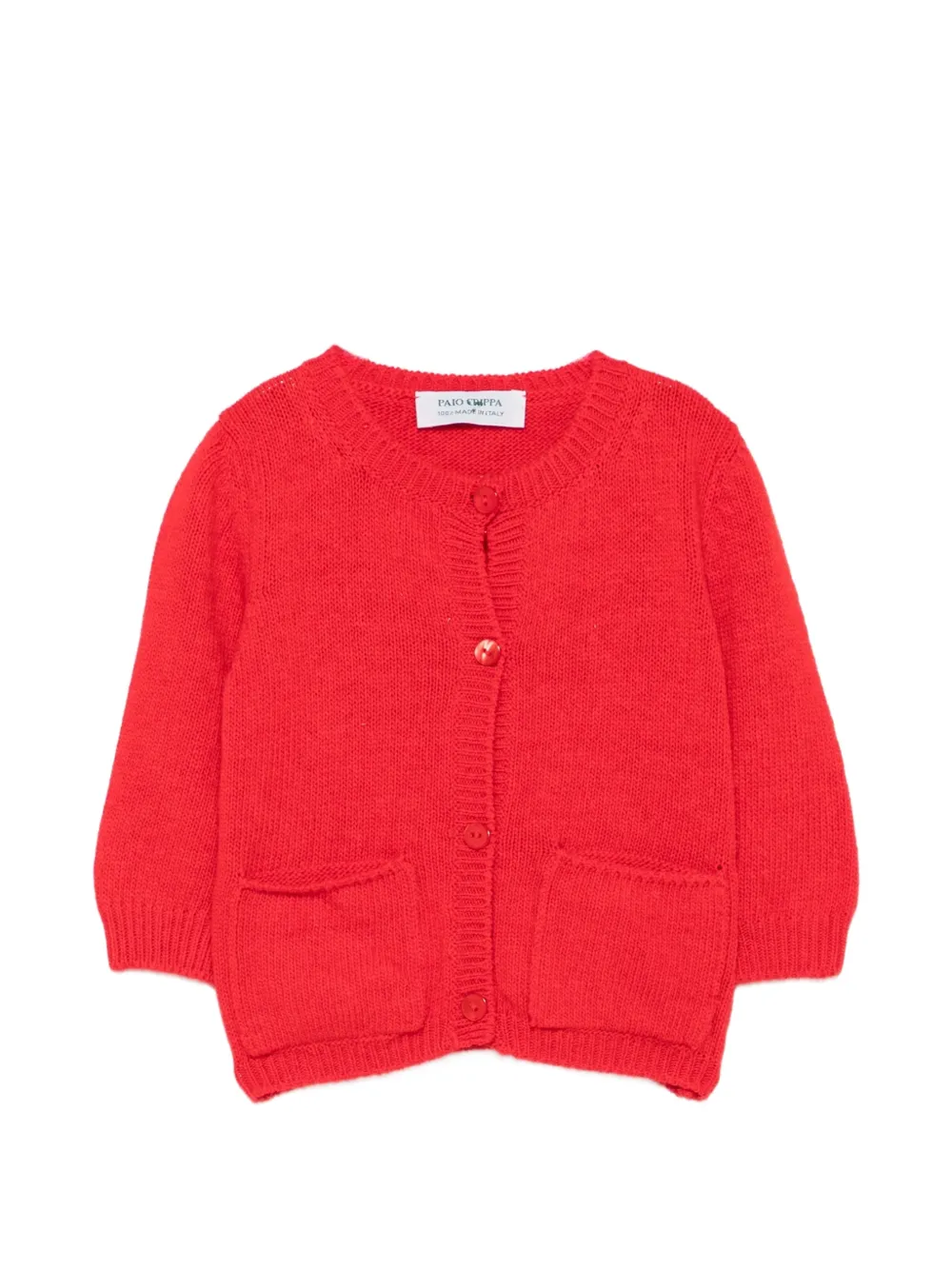 PAIO CRIPPA Ortisei button-up cardigan - Rosso