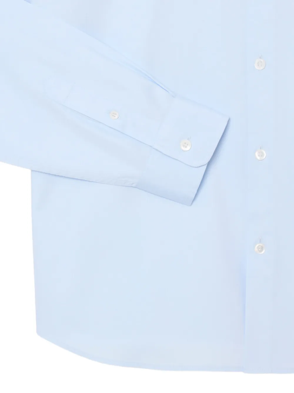 Lacoste regular-fit pinpoint shirt Blauw
