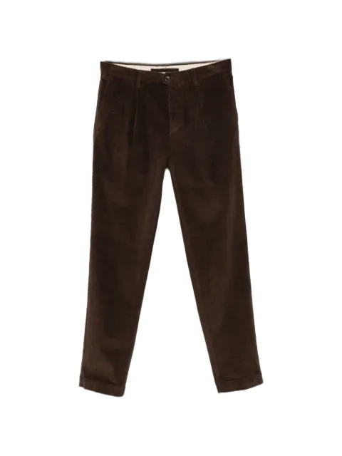 Incotex pleated corduroy trousers