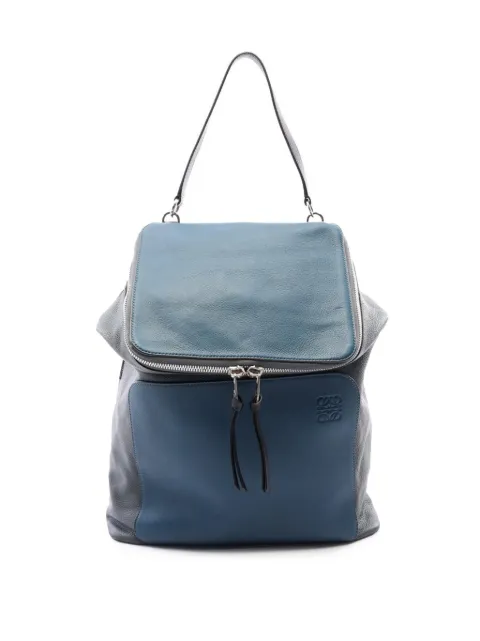 Loewe Pre-Owned 2010-2026 Large Leather Goya backpack