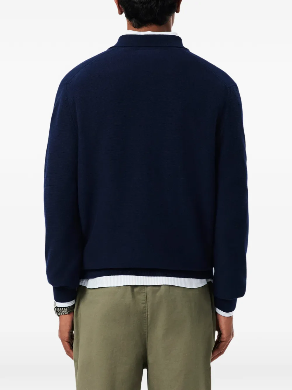 Lacoste Poloshirt met logopatch Blauw