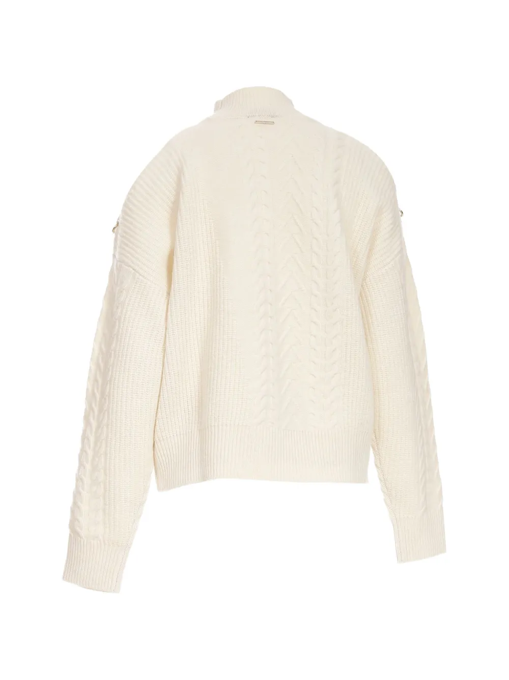 Just Cavalli cable-knit sweater Wit