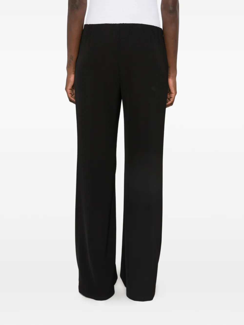 PLEASE Broek met elastische taille Zwart