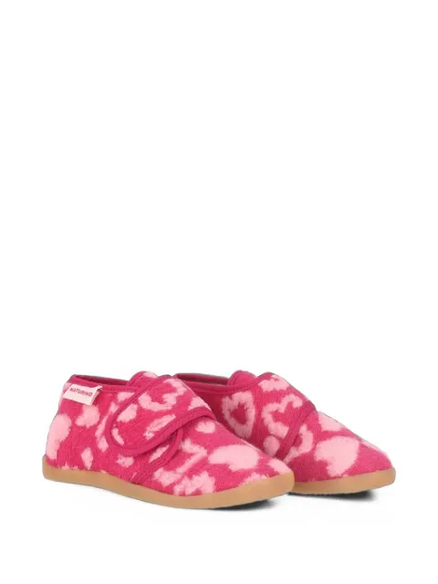 NATURINO heart-print touch-strap trainers