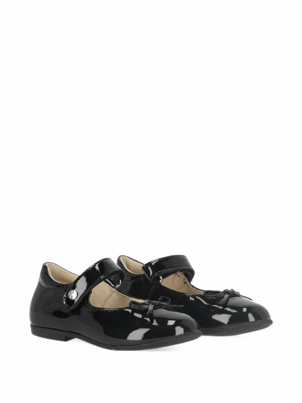 NATURINO patent-leather ballet flats - Nero
