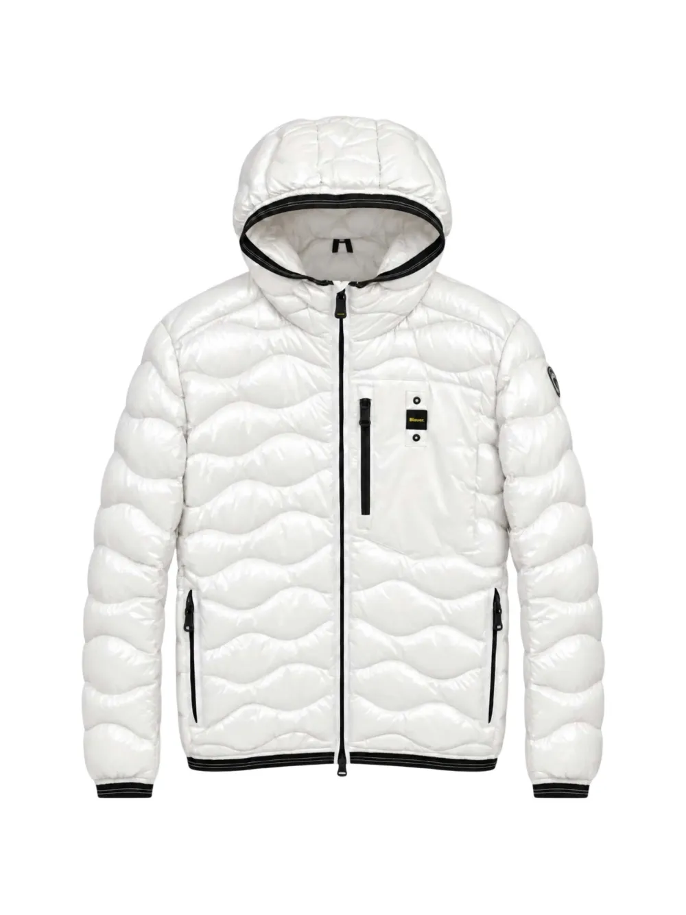 Blauer Brinton quilted hooded coat - Bianco