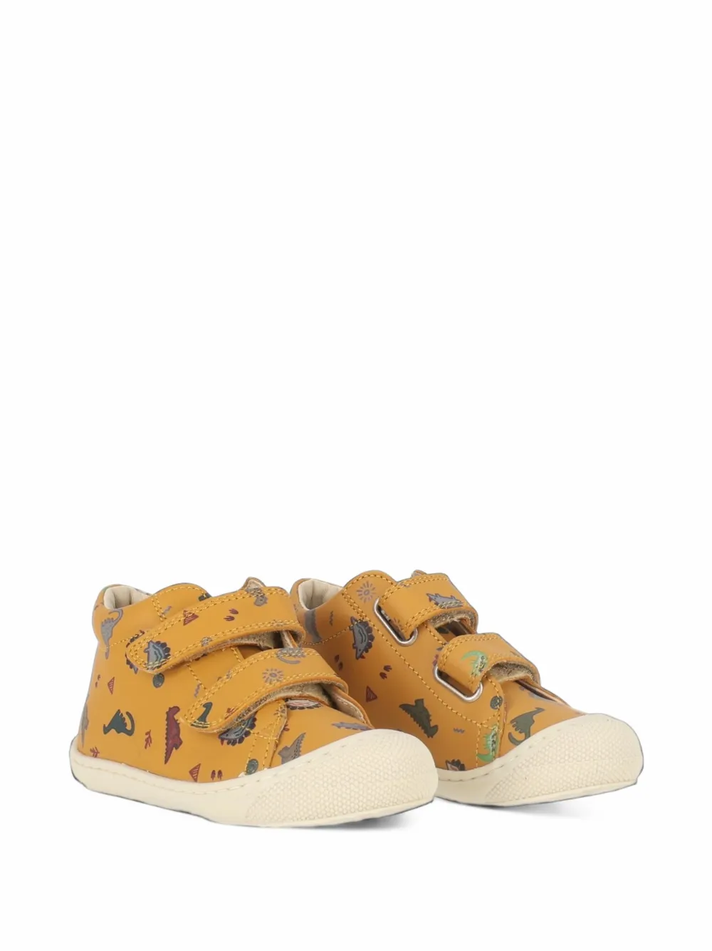 NATURINO Cocoon VL dinosaur-print sneakers - Toni neutri
