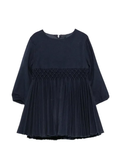 Tartine Et Chocolat smocked pleated dress