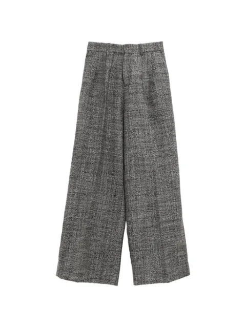 ERL pleated tweed trousers
