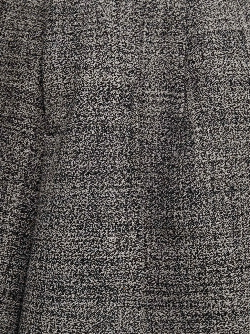 ERL pleated tweed trousers Grijs