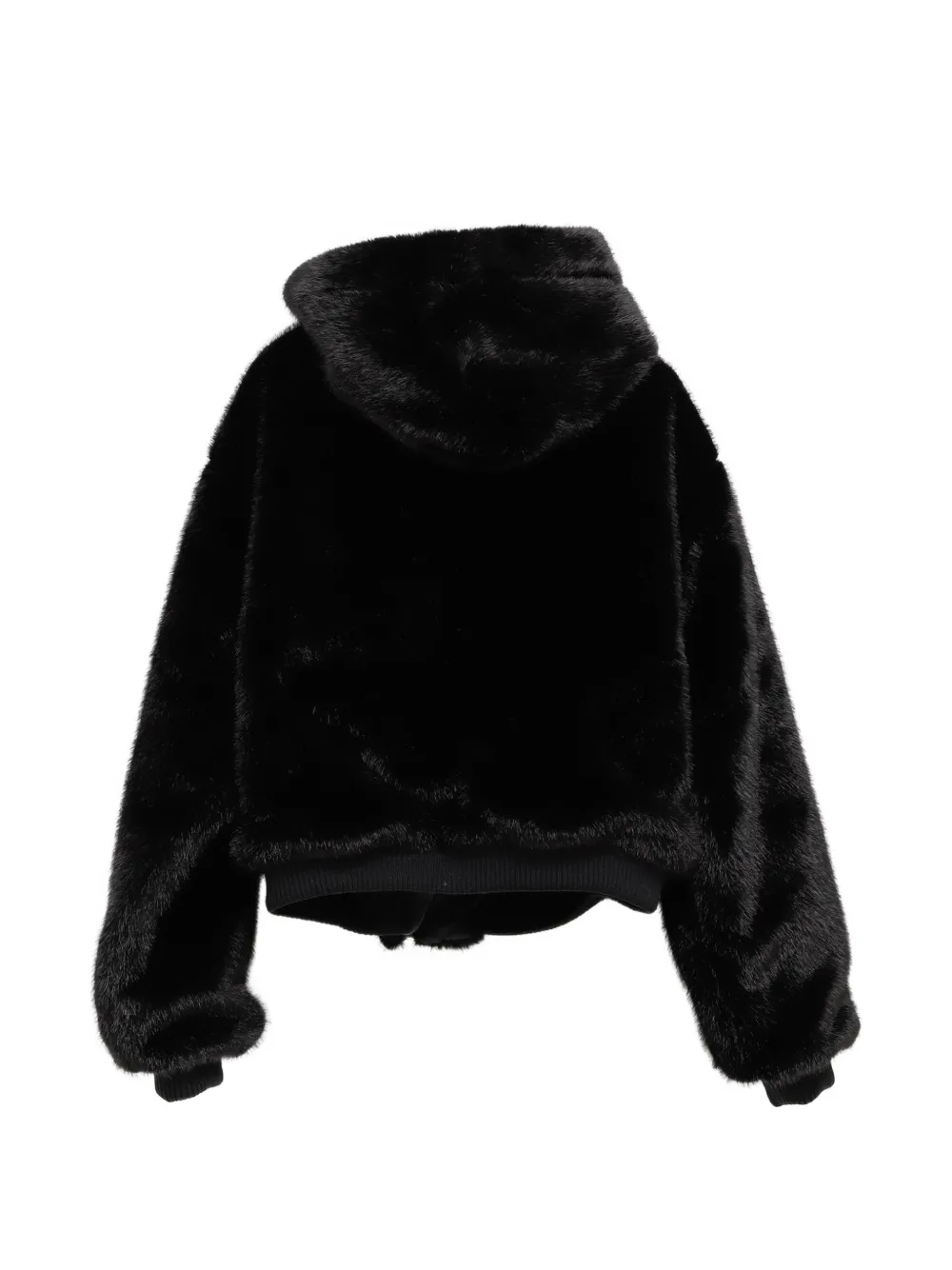 ERL faux-fur reversible quilted jacket Zwart