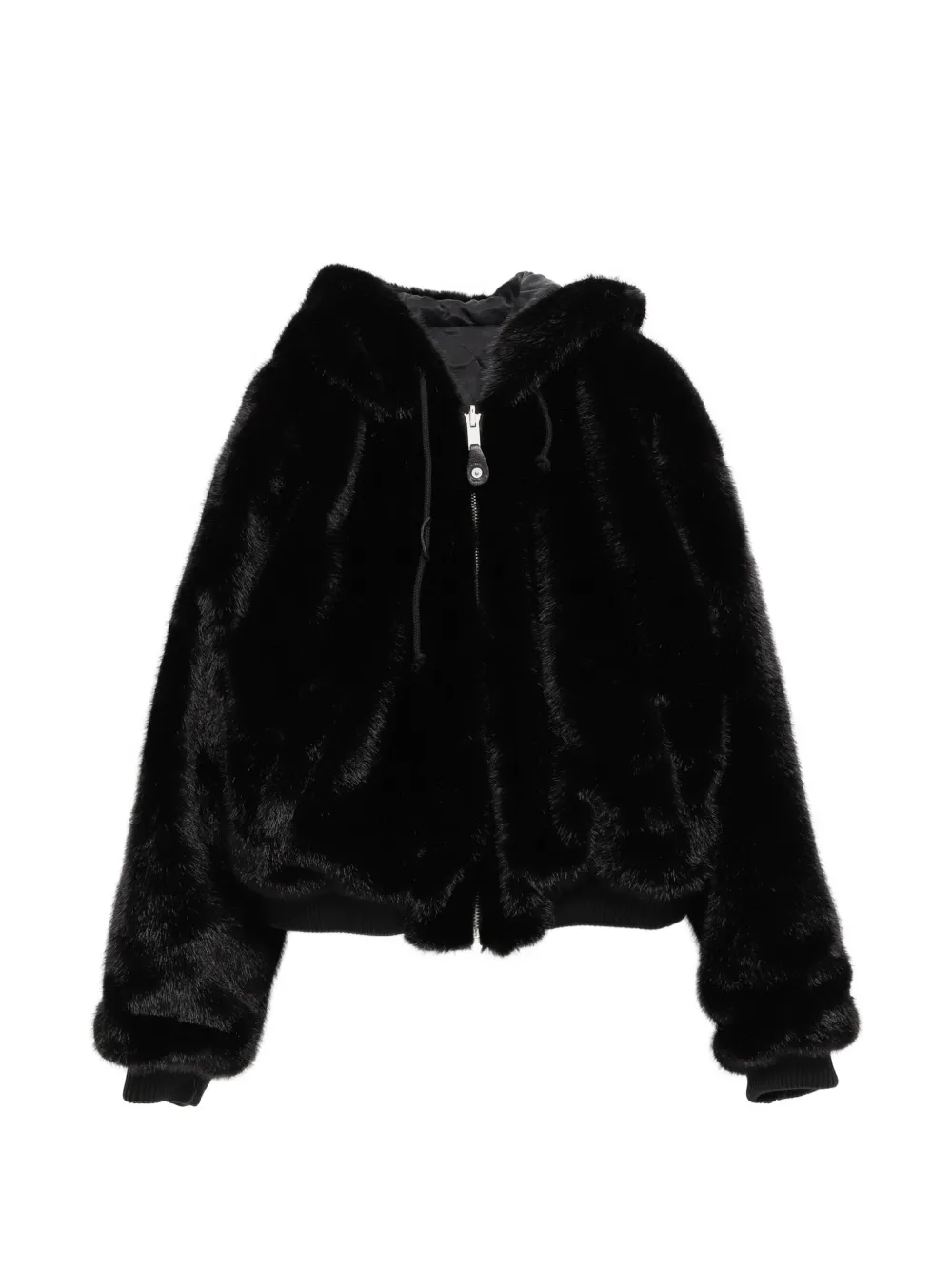 ERL faux-fur reversible quilted jacket - Noir ERL faux-fur reversible quilted jacket - Noir