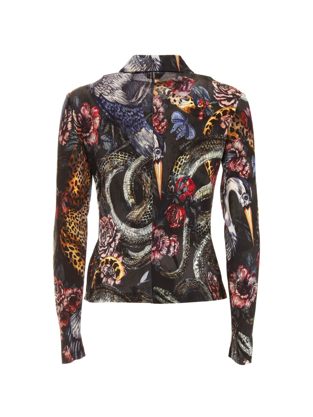 Just Cavalli Overhemd met grafische print Zwart