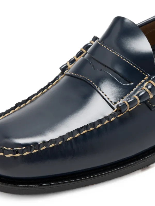 G.H.Bass Weejun Heritage Larson contrast-stitch Loafers | Blue