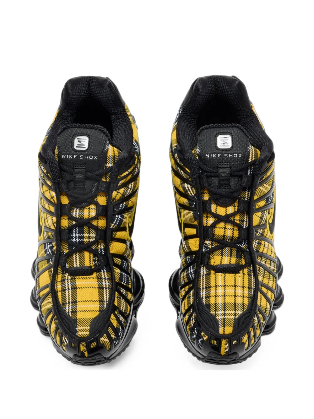 Nike Shox TL plaid sneakers Zwart