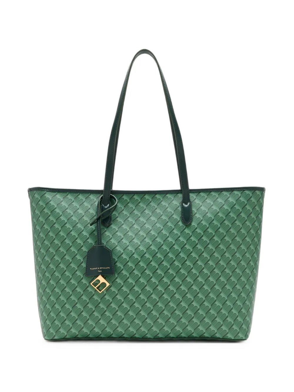 TAMMY & BENJAMIN monogram-print shoulder bag