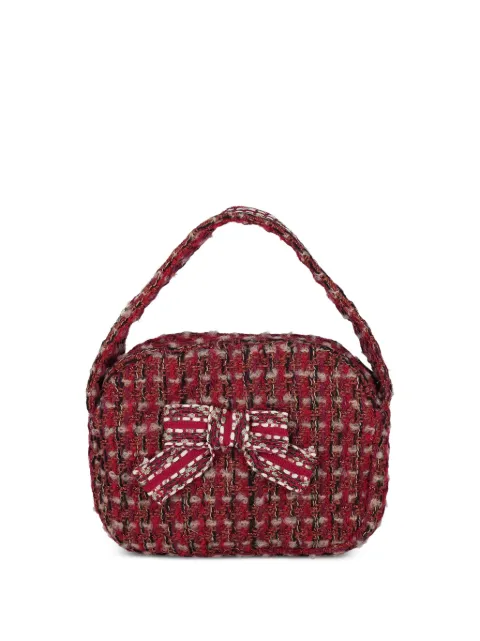 Patachou sac en tweed à détail de nœud