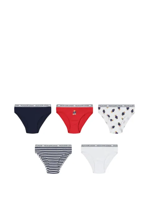 POLO RALPH LAUREN KIDS Polo Bear logo-waistband briefs pack