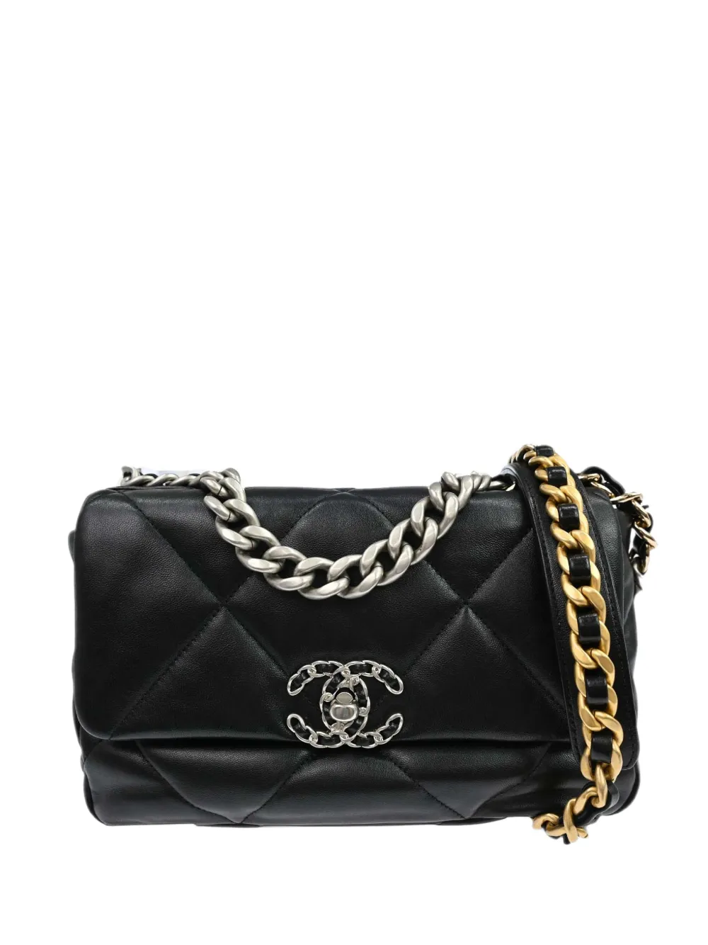 CHANEL Pre-Owned 2010-2020s Dix-neuf 19 Flap shoulder bag - Schwarz