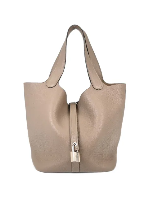 Hermès Pre-Owned 2019 gm Taurillon Clemence Picotin Lock tote bag