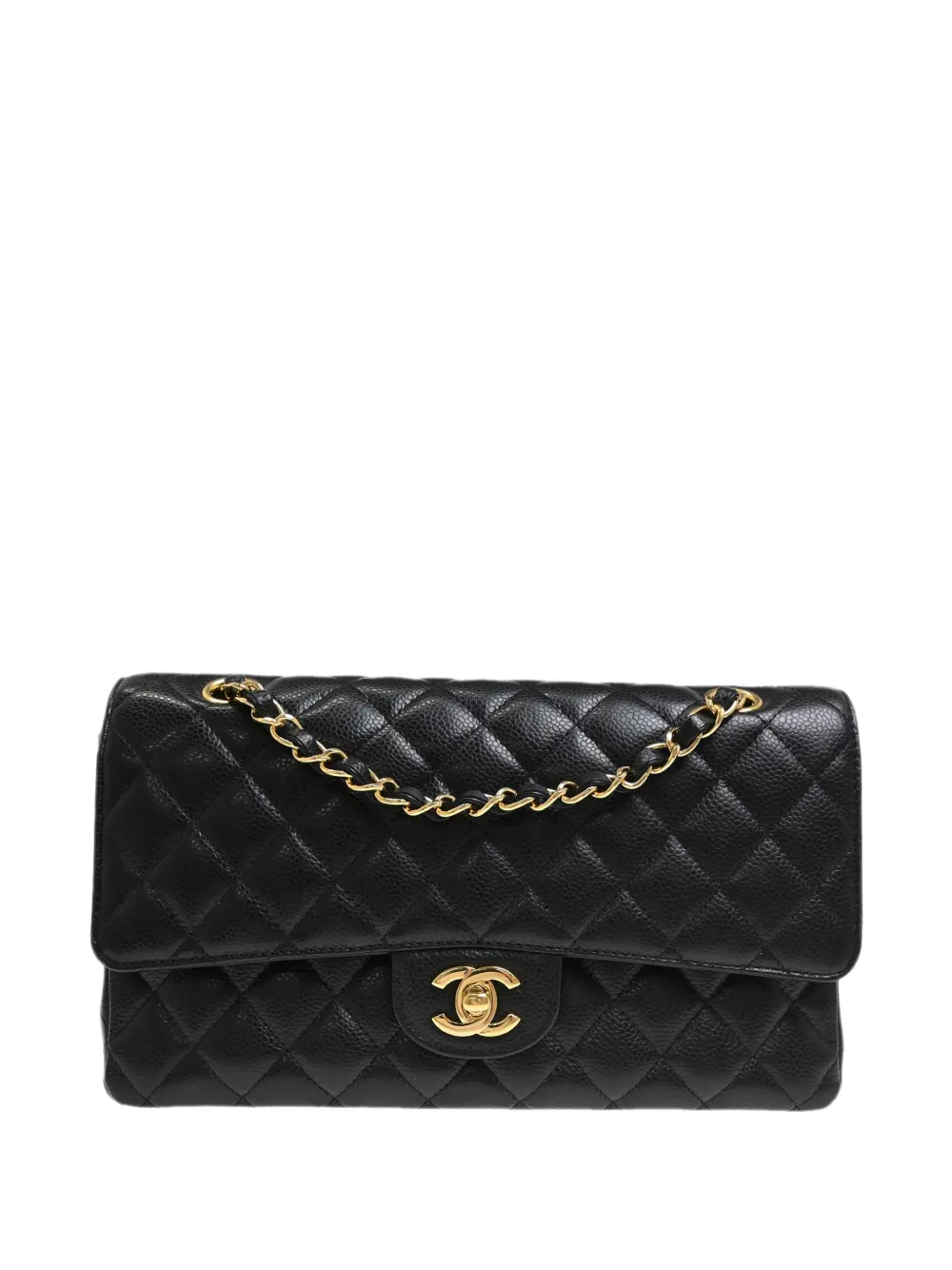 CHANEL Pre-Owned 2015 medium Classic Double Flap shoulder bag - Schwarz