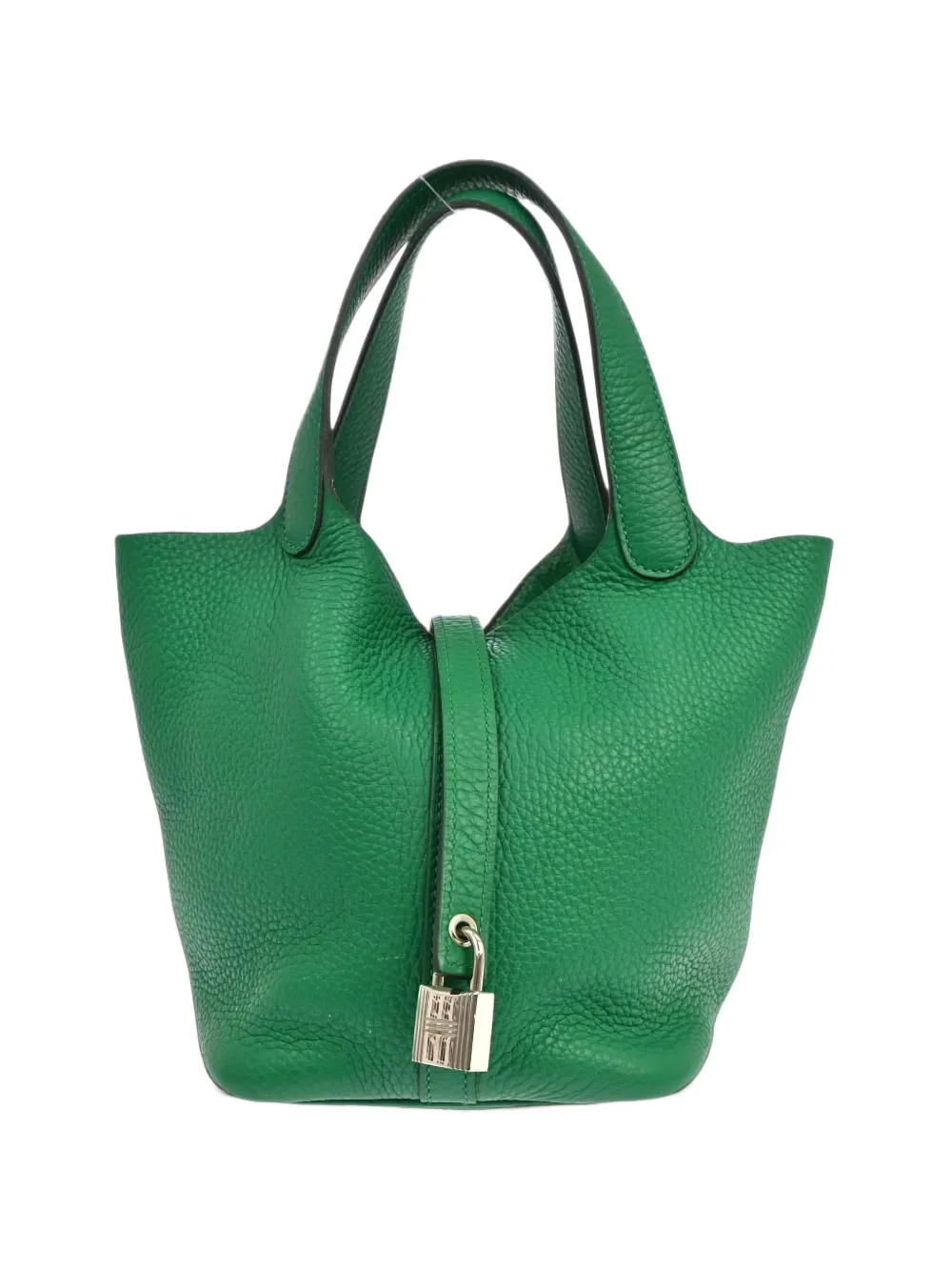 Hermes 2017 Picotin Lock 22 Mm Handbag In Green
