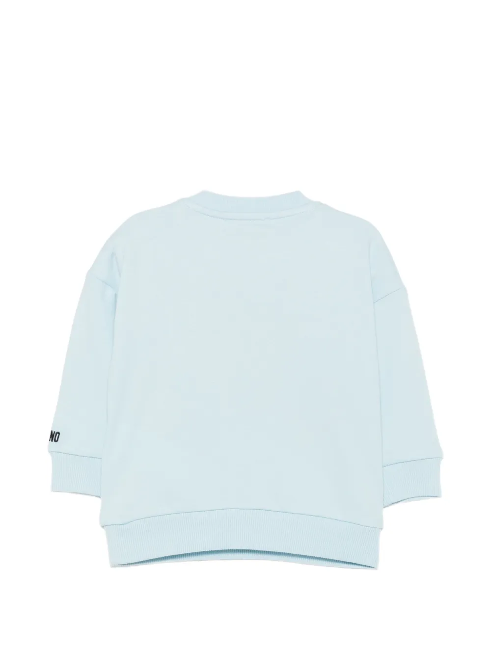 Moschino Kids Teddy Bear sweater met buidelzak Blauw