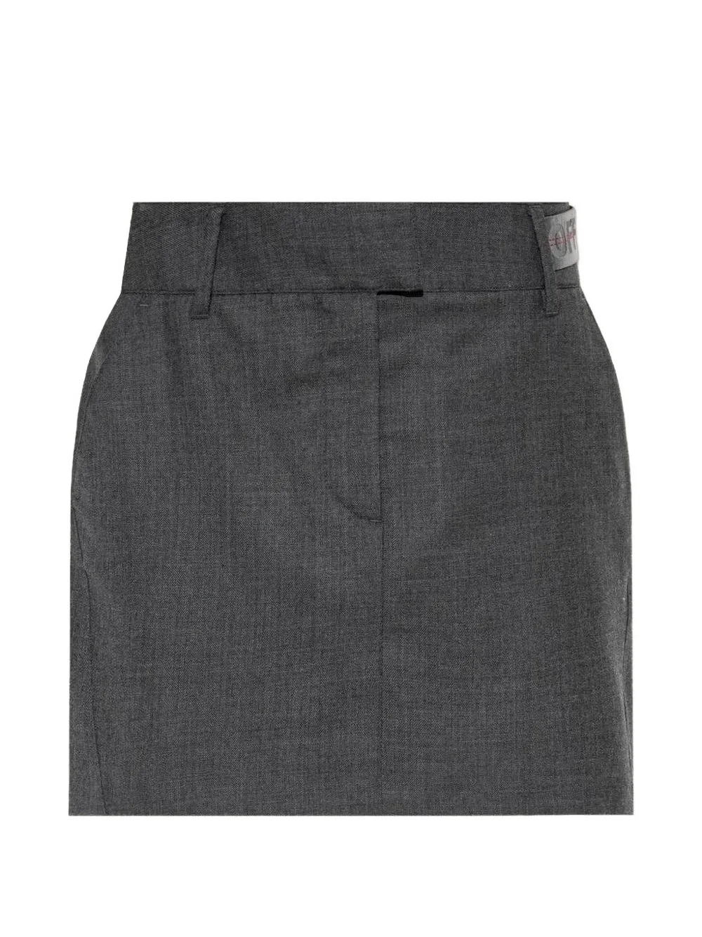 Off-White light wool mini skirt - Gris Off-White light wool mini skirt - Gris