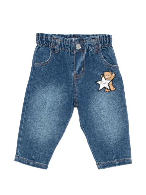 Moschino Kids Jeans mit Teddy Bear Stern-Patch
