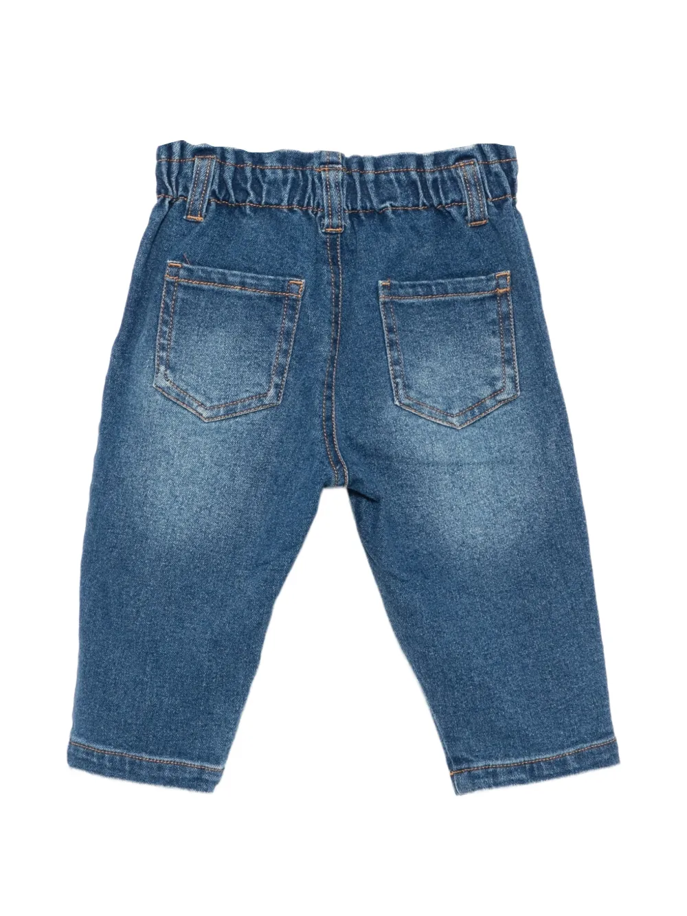 Moschino Kids Teddy Bear star-patch jeans Blauw