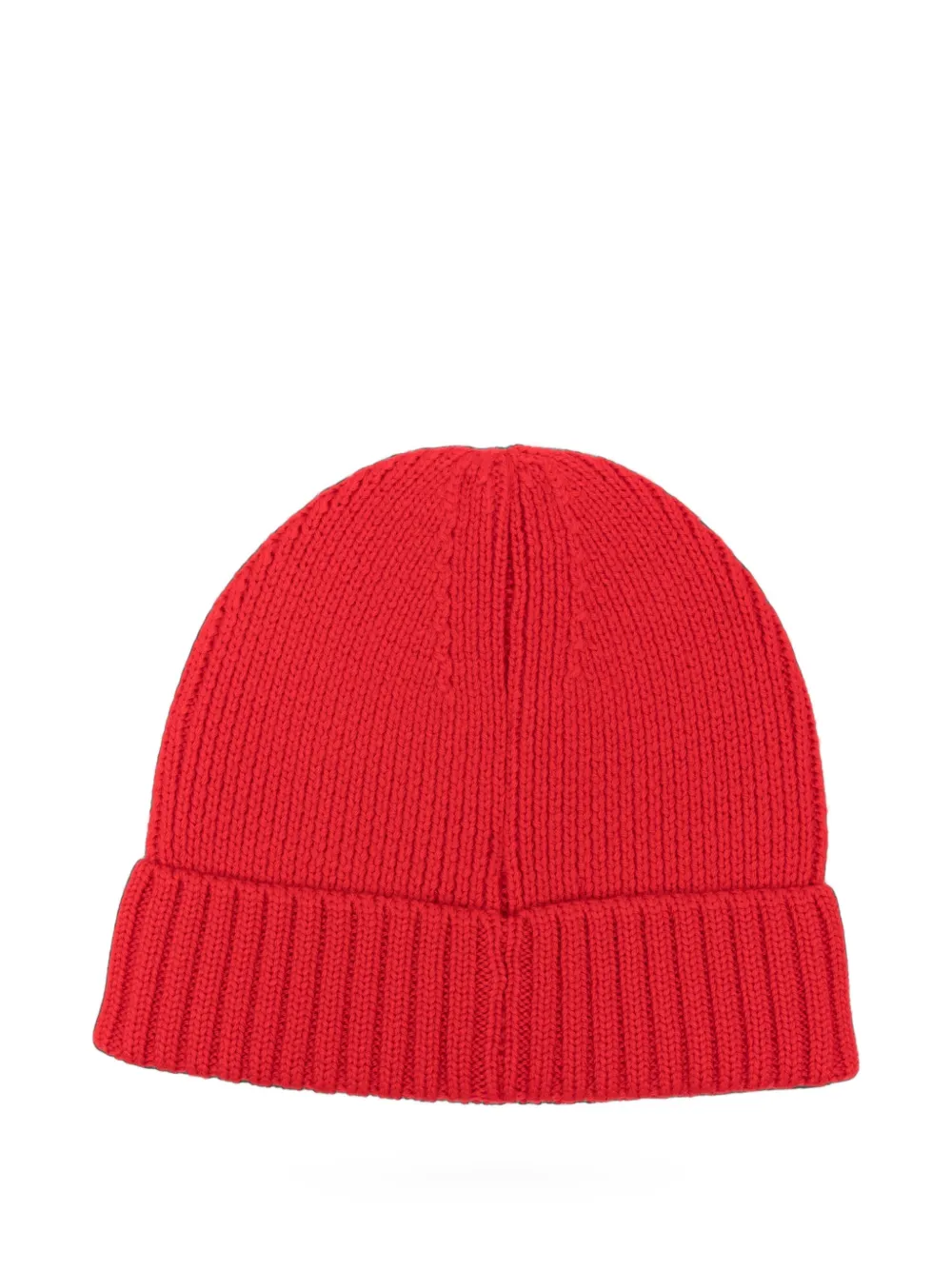 Moschino Kids Teddy Bear patch beanie hat Rood