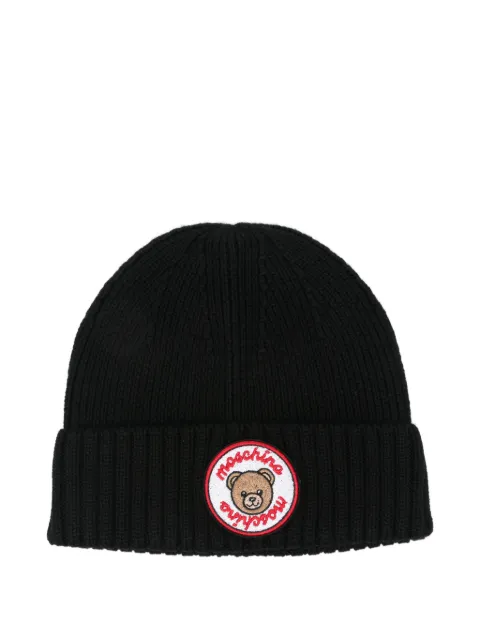 Moschino Kids gorro con parche Teddy Bear
