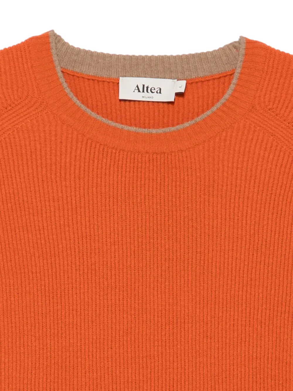 Altea ribbed-knit raglan-sleeve sweater Oranje