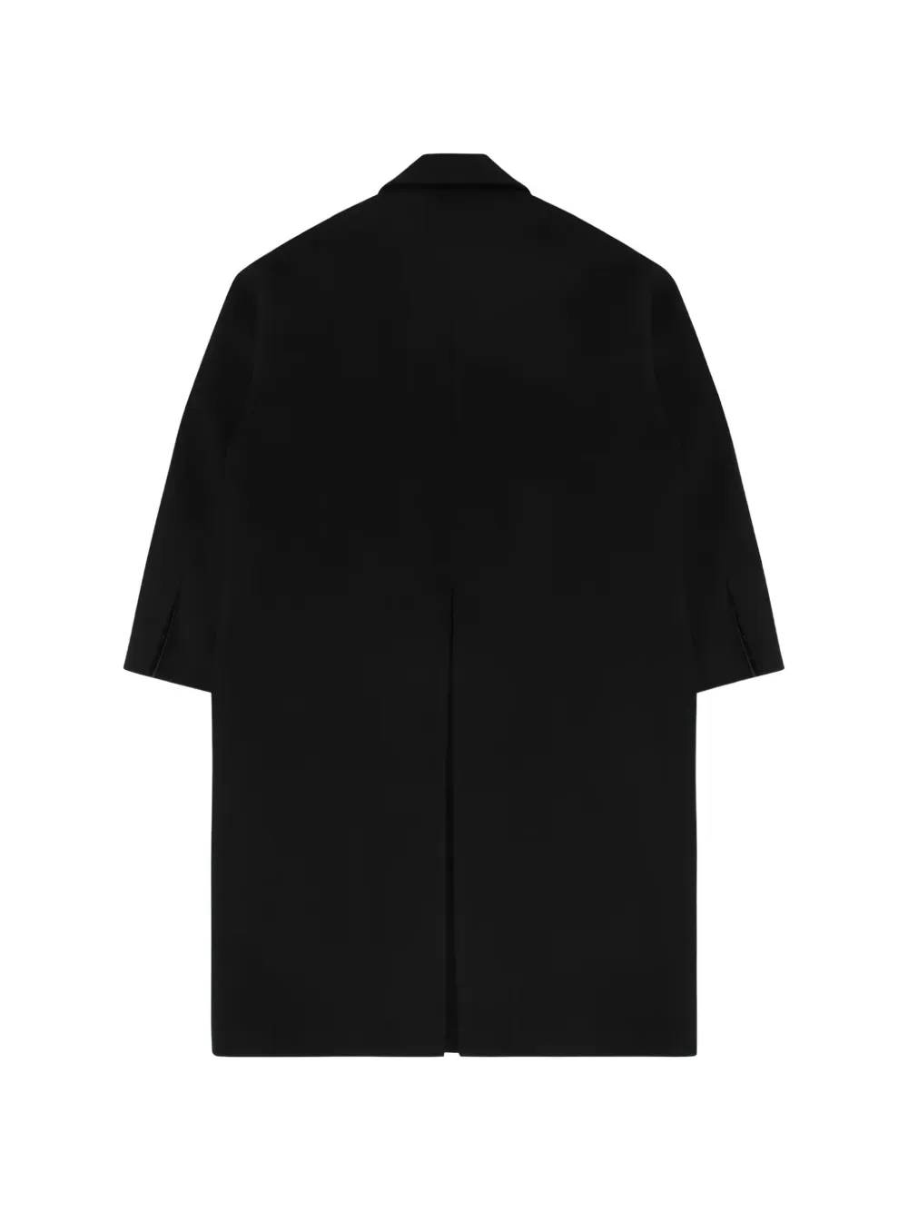 ENTIRE STUDIOS single-breasted wool coat Zwart