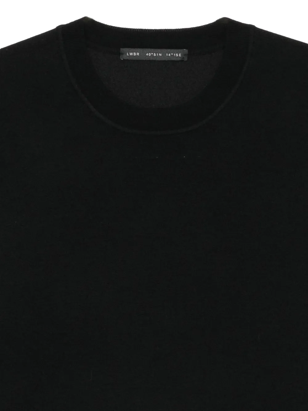 Low Brand crew-neck long-sleeve sweater Zwart