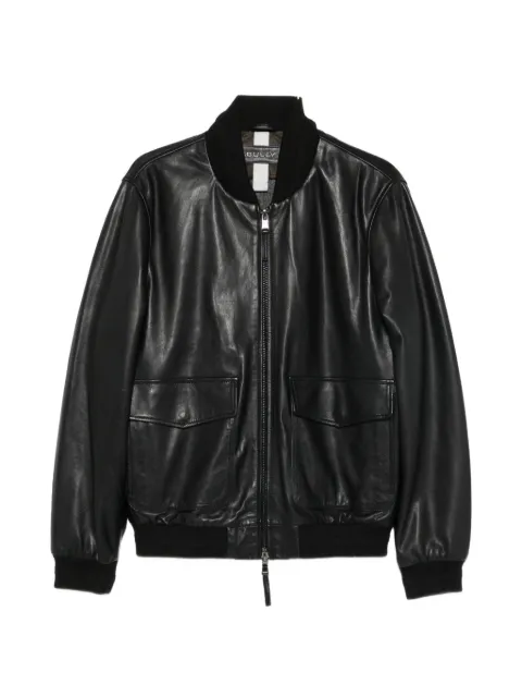 BULLY leather flap-pocket jacket