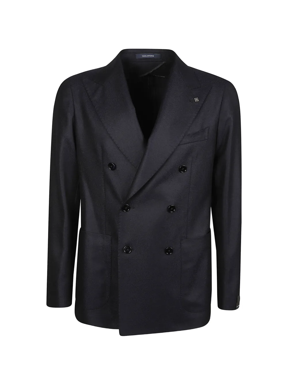 Tagliatore double-breasted wool jacket - Blau